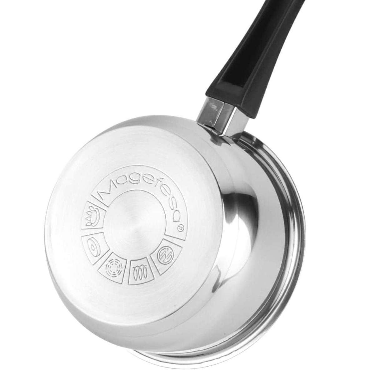 Set vase de gatit cu 6 piese din otel inox Royal Magefesa, 6, hectarul.ro