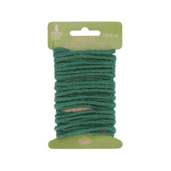 Sfoara pentru legat, verde, din iuta, fir de otel si bumbac 5m Garden Twist Tie Esschert