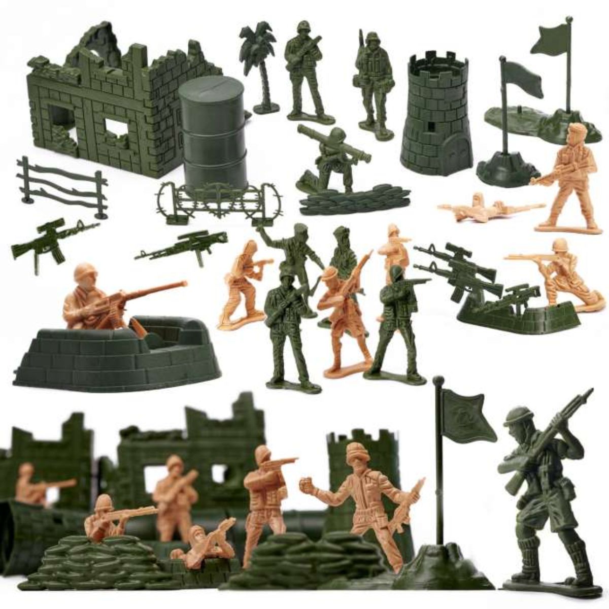 Soldati baza militara, 114 piese/aprox 60 soldati