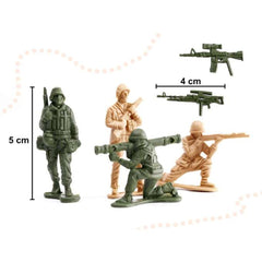 Soldati baza militara, 114 piese/aprox 60 soldati