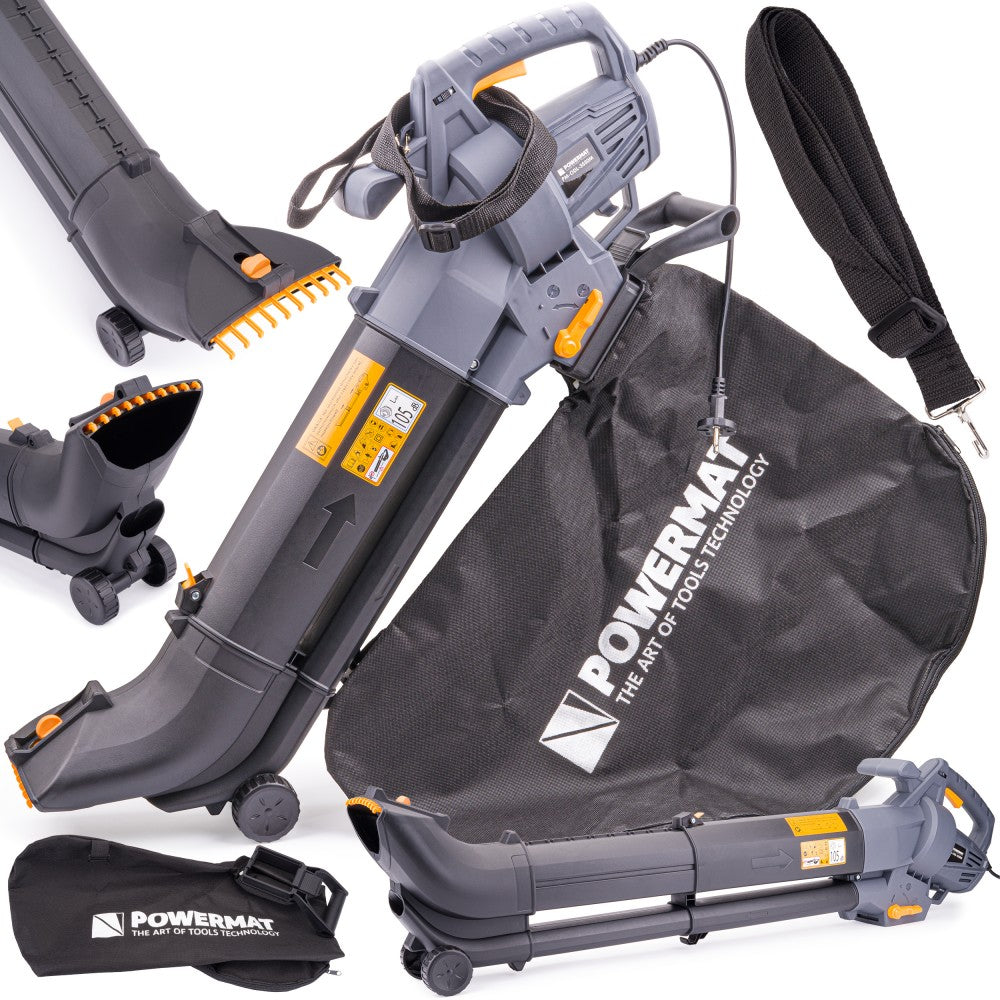 Suflanta / aspirator de frunze 3550W 3 in 1, Powermat PM-ODL-3550M, 1, hectarul.ro