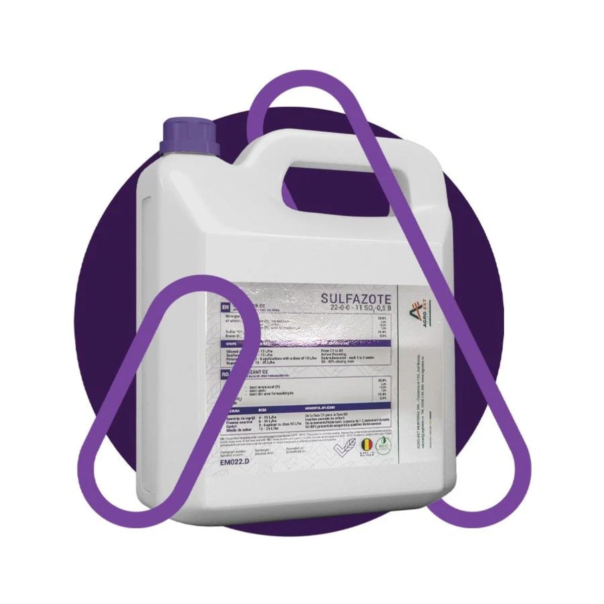 Fertilizant azot cu eliberare lenta 28% si sulf - SULFAZOTE 1 litru