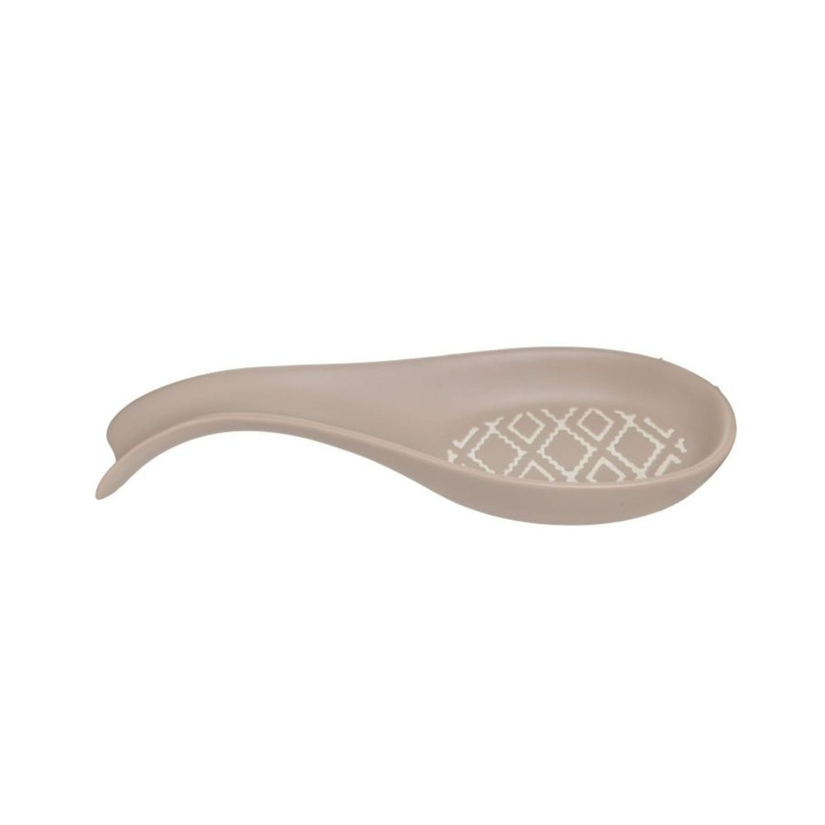 Suport ceramic pentru lingura model  alb/bej 22 cm lungime, 8 cm latime , 3 cm inaltime