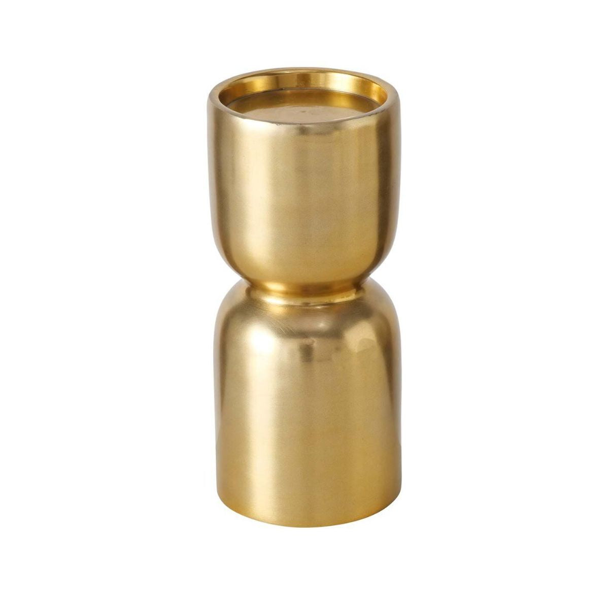 Suport de lumanare auriu din metal 16 cm Tiima Boltze, 1, hectarul.ro