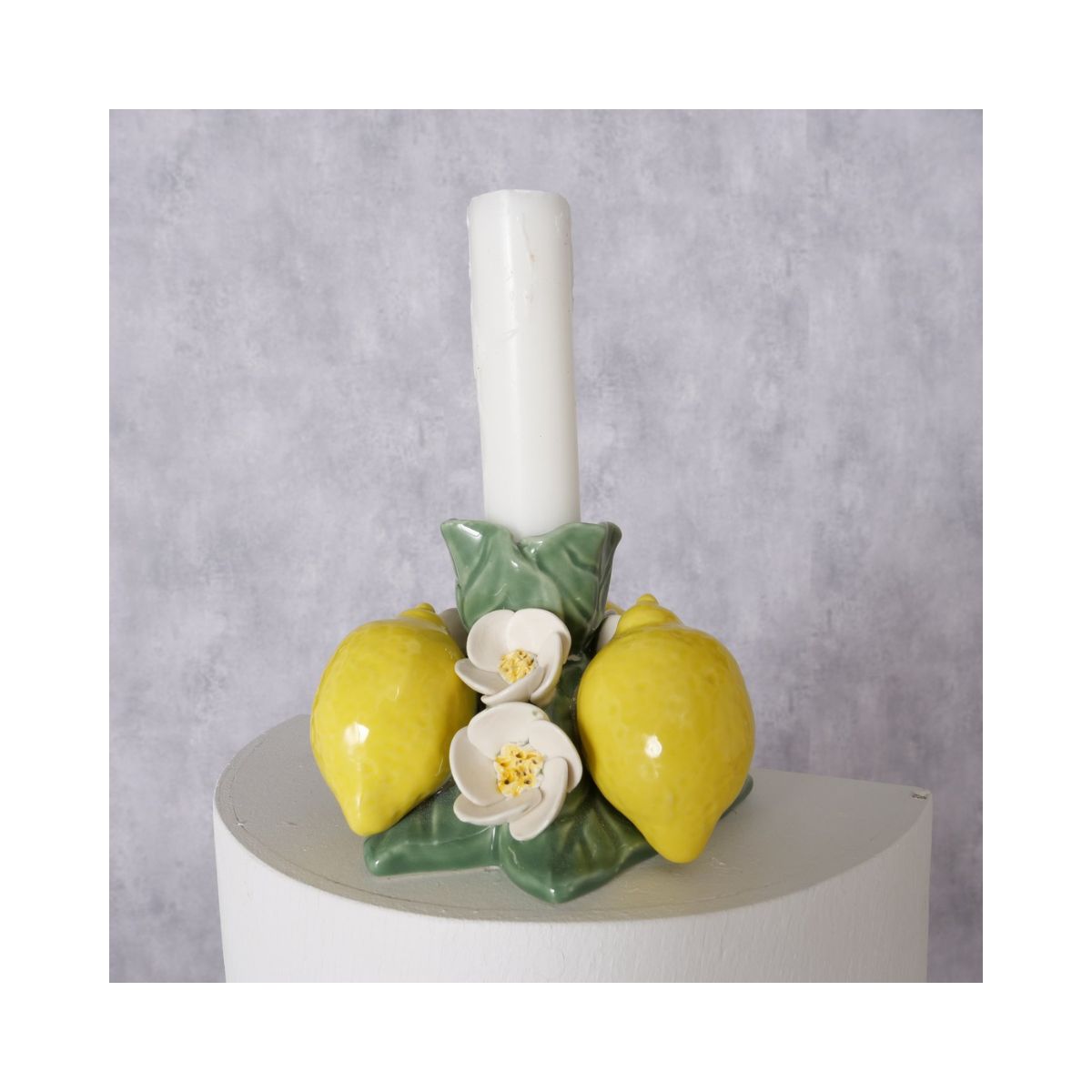 Suport de lumanare din ceramica 7 cm Zitronella Boltze, 2, hectarul.ro