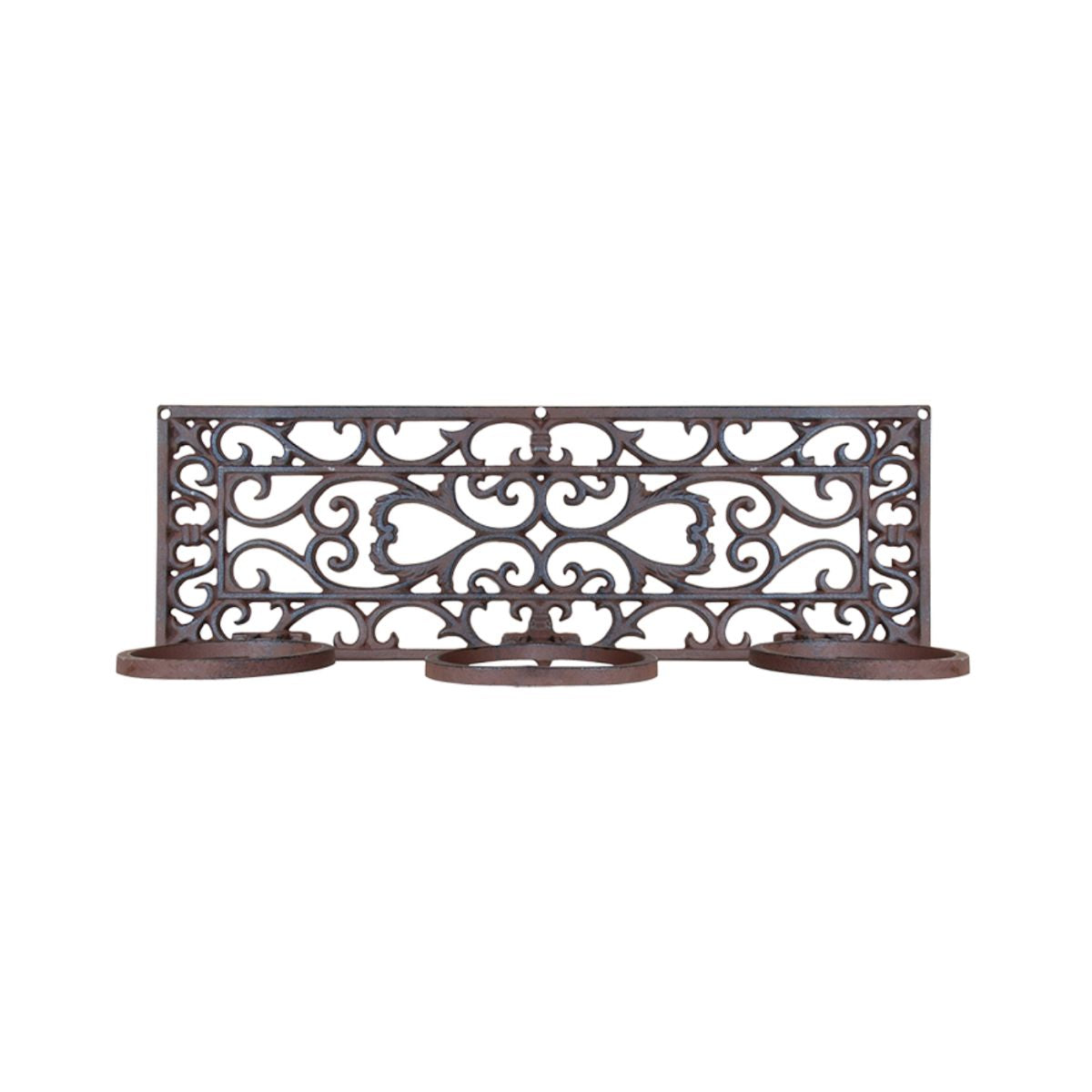 Suport pentru 3 ghivece ruginiu din otel turnat Classic Esschert Design