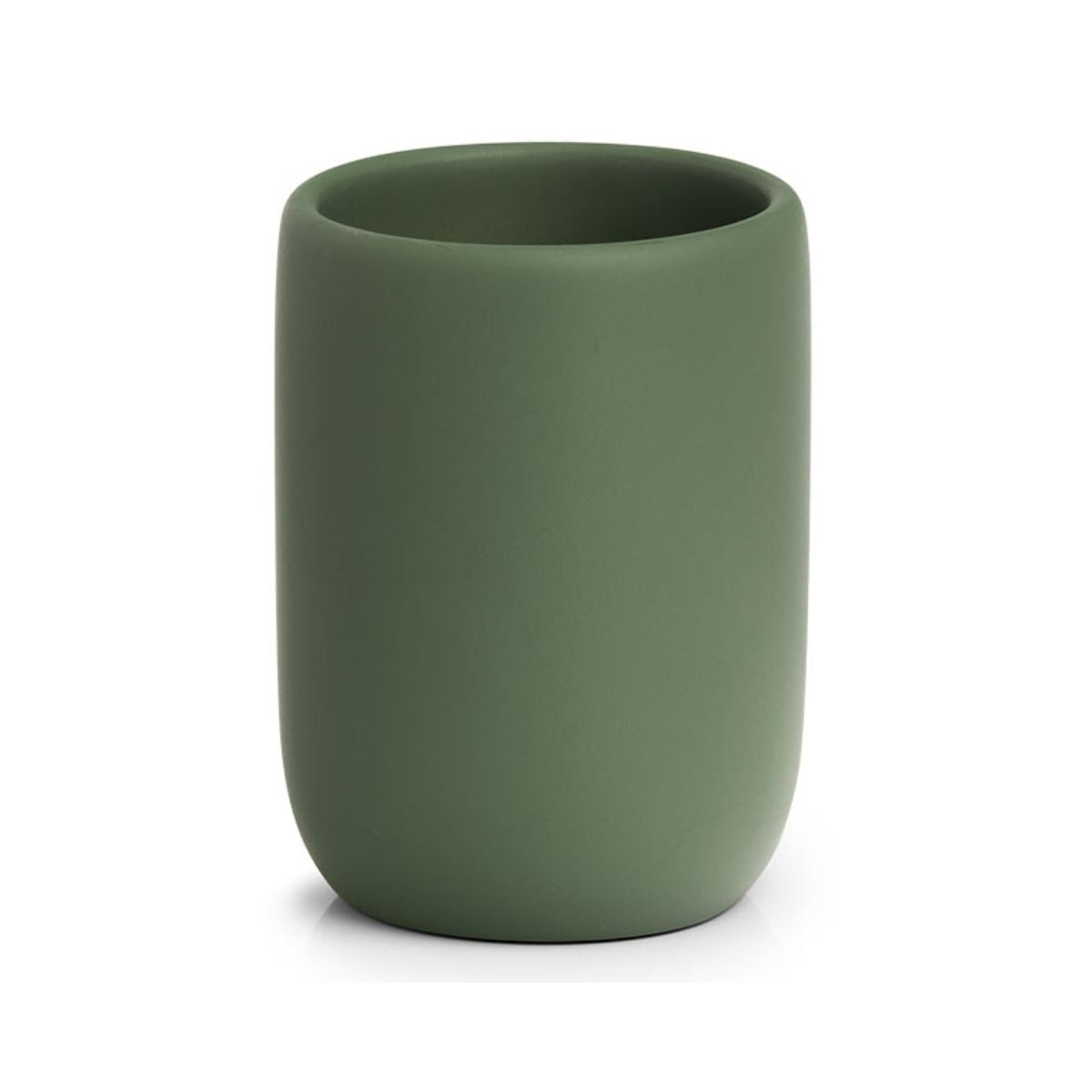 Suport pentru periuta de dinti, verde, din polirasina, 10 cm, Tumbler Modern Zeller, 1, hectarul.ro