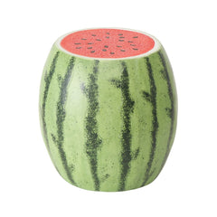 Taburet verde/rosu din plastic Ø45 x 44 cm Melone Boltze