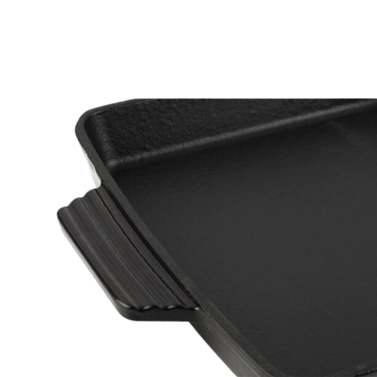 Tava de copt din fonta emailata, Ferro Eco Magefesa, 24x24x4 cm, 2.3l, neagra, 4, hectarul.ro