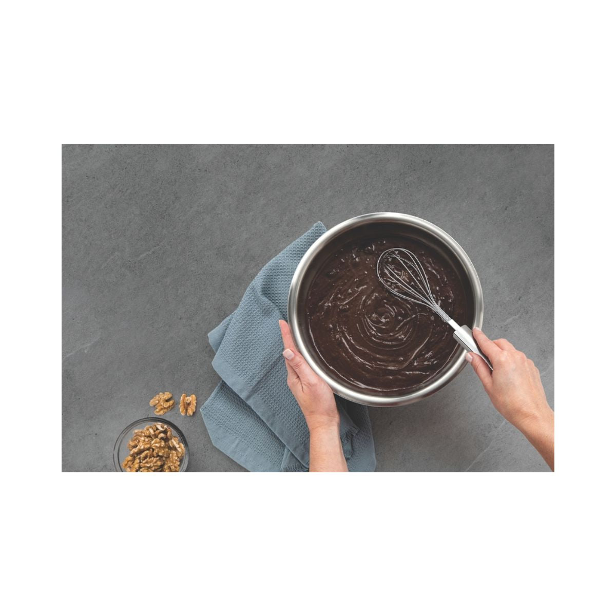 Tel argintiu din inox pentru bucatarie Extrata 37 cm, Tramontina