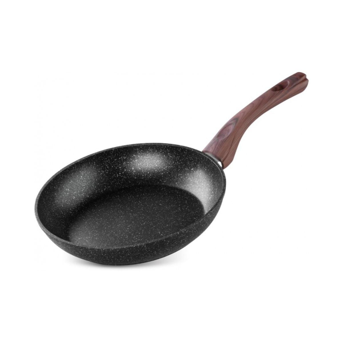 Tigaie din aluminiu cu triplu-strat antiaderent din marmura  MagicHome Black Marble Line, 26 cm diametru, 1, hectarul.ro