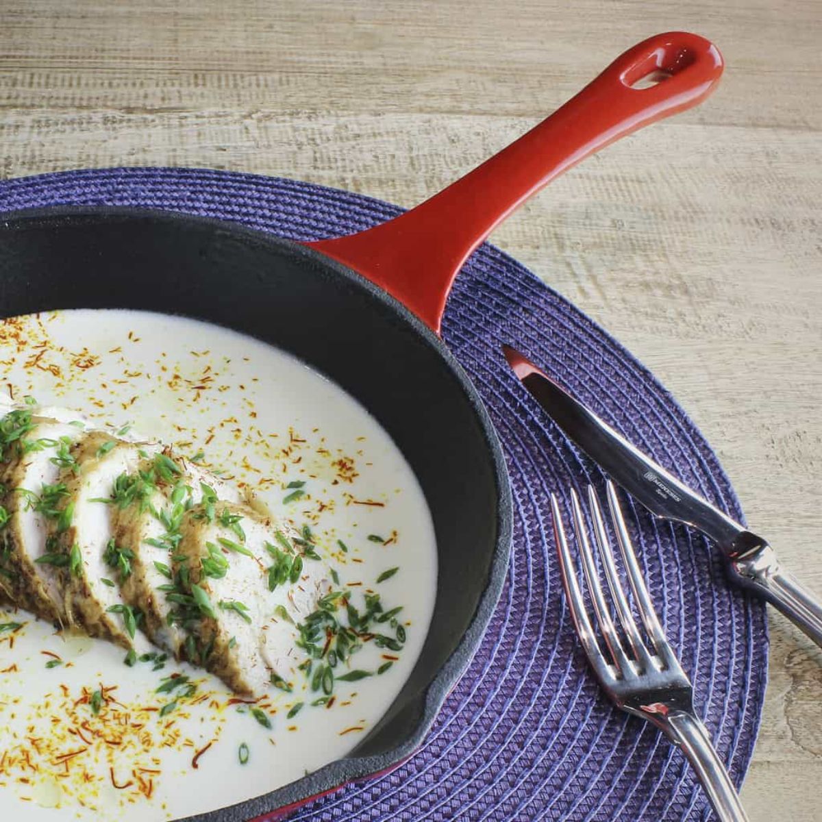 Tigaie din fonta emailata, Ferro Eco Magefesa, 31 cm diametru, rosie, 4, hectarul.ro