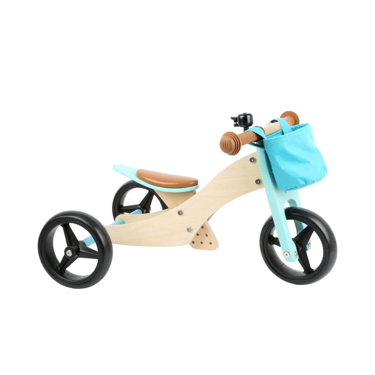 Tricicleta 2-in-1 Turquoise Small Foot, 1, hectarul.ro
