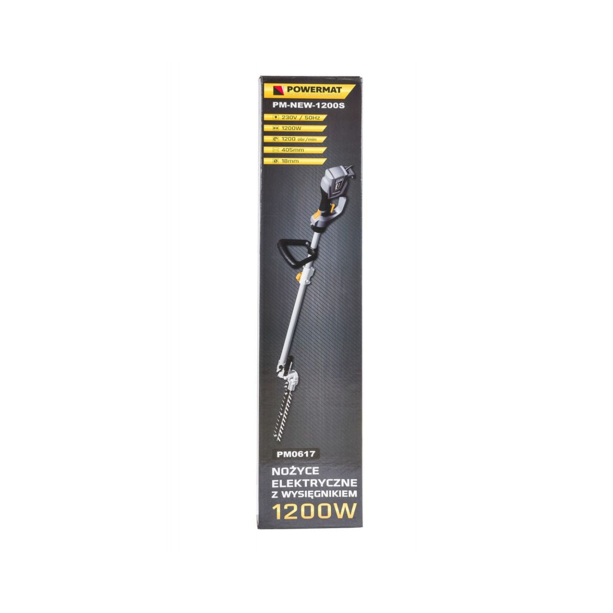 Trimmer electric telescopic pentru gard viu 40.4 cm, 1200W, Powermat, PM-NEW-1200S