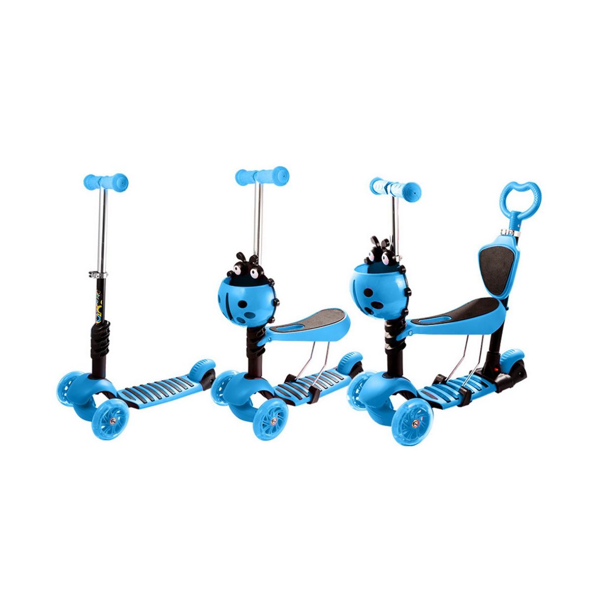 Trotineta 5 in 1 cu scaun si maner multifunctionala reglabila, PC617-A