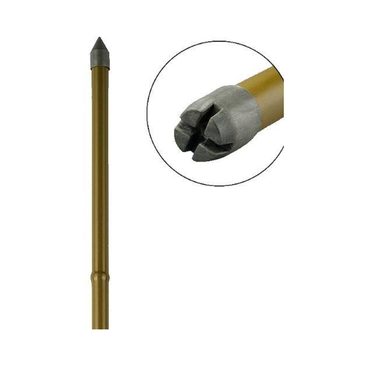 Tutore/arac pentru sustinerea plantelor TY 11/0900 mm, otel/maro, 1, hectarul.ro