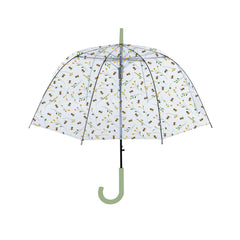 Umbrela de ploaie transparenta din plastic, design Bee Esschert Design