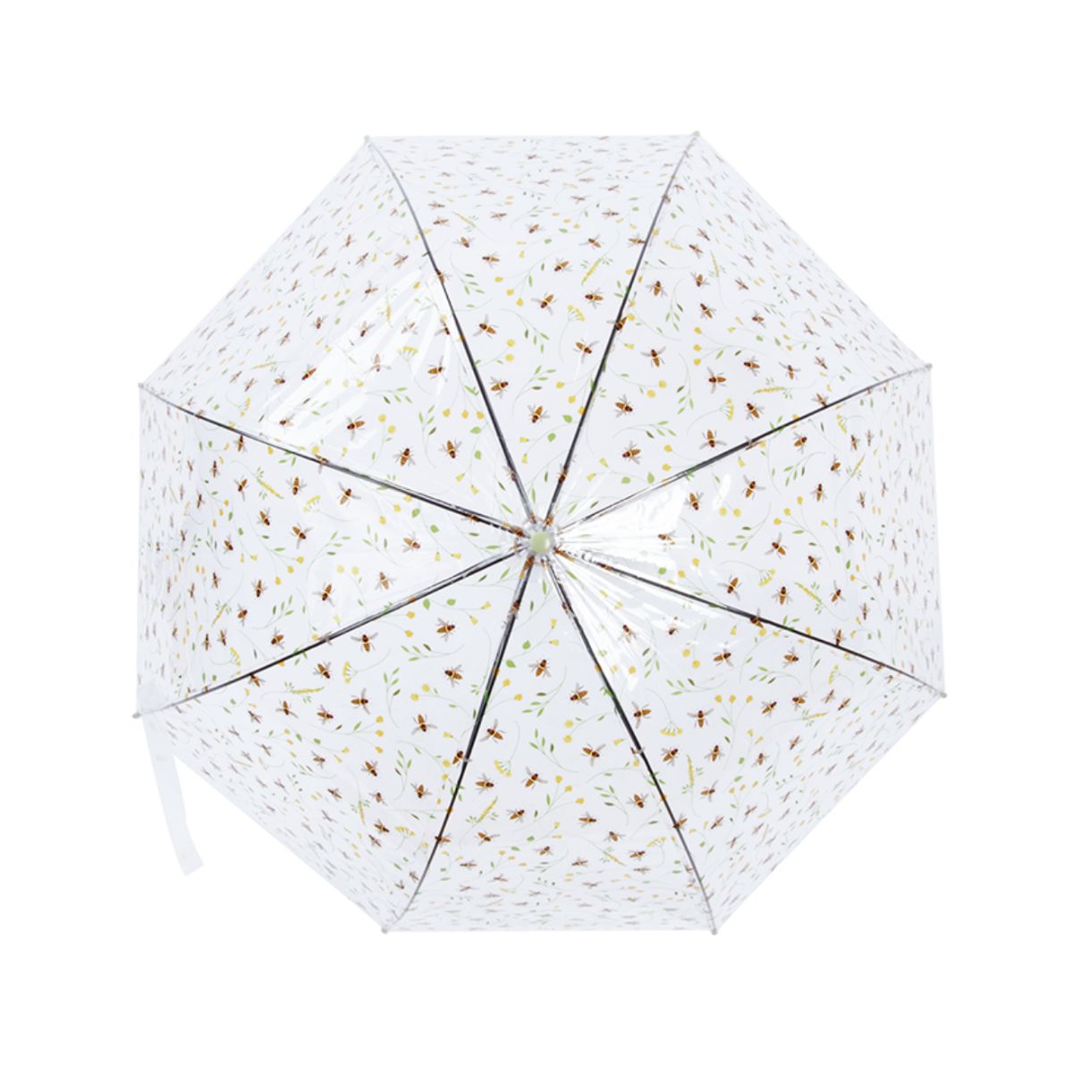 Umbrela de ploaie transparenta din plastic, design Bee Esschert Design