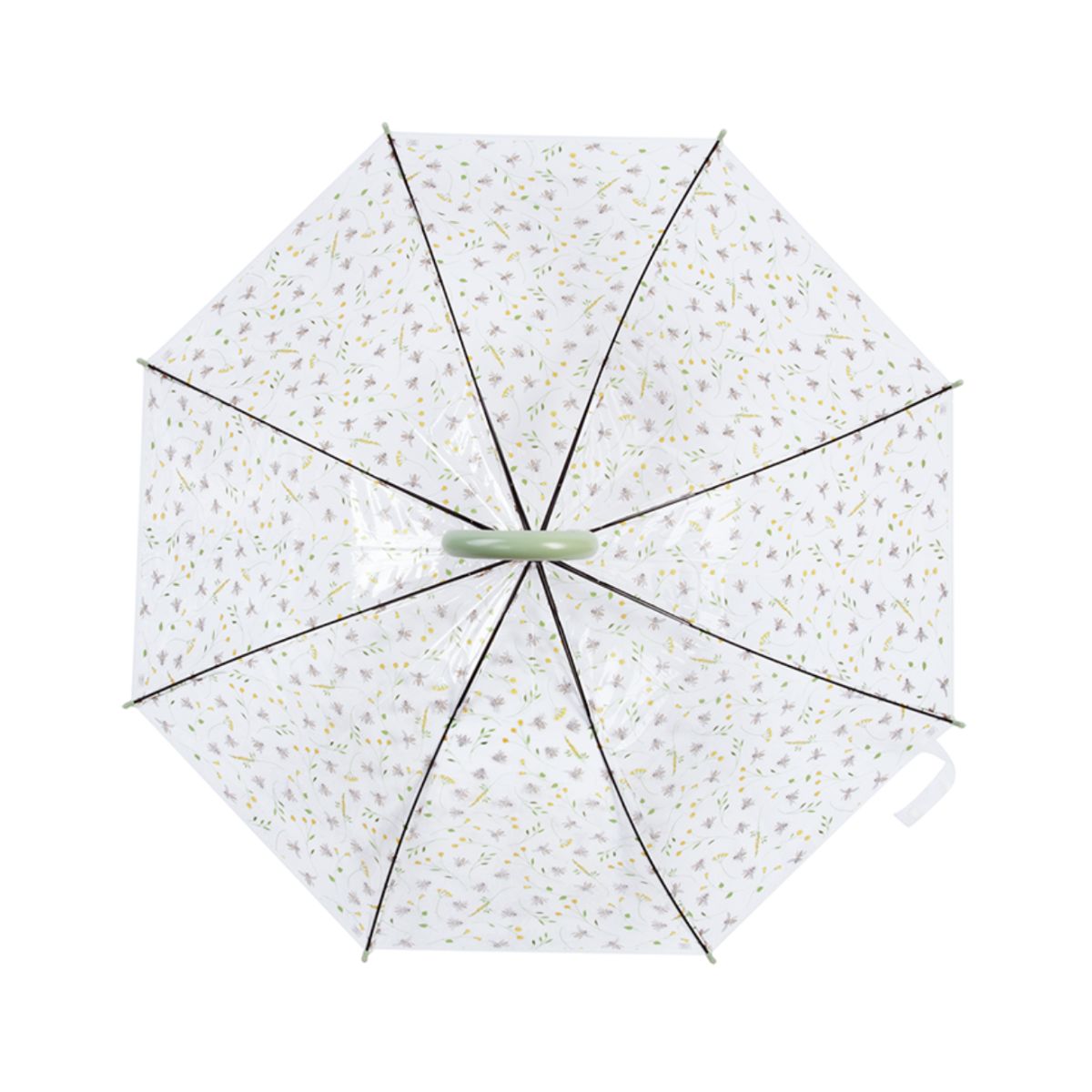 Umbrela de ploaie transparenta din plastic, design Bee Esschert Design