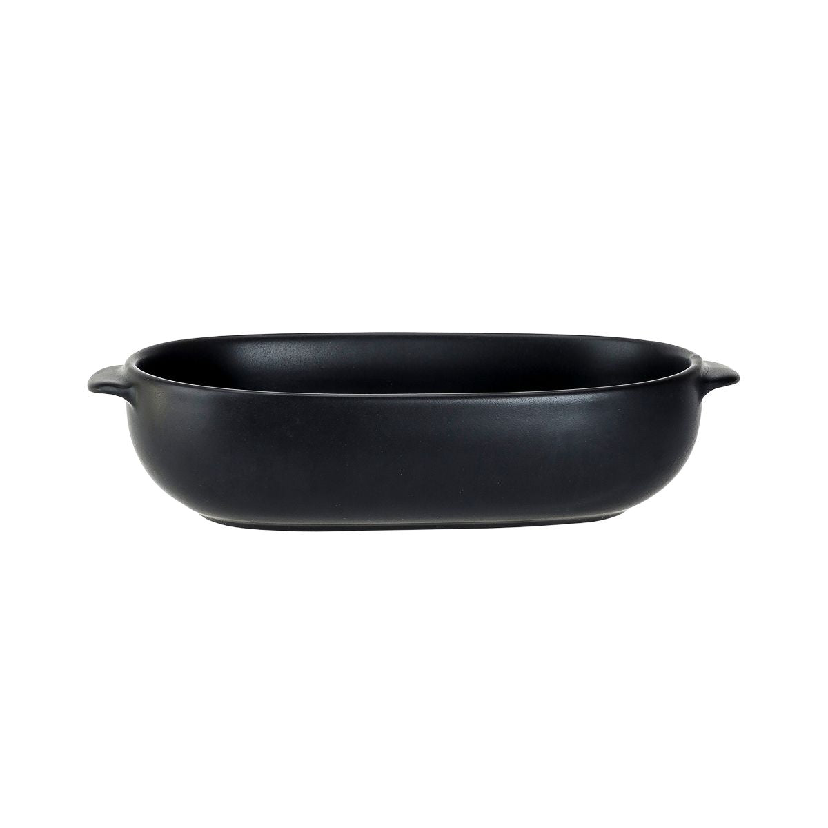 Vas de copt negru oval din portelan 18,5X11,5XH5 cm Tasty Cosy&Trendy, 1, hectarul.ro