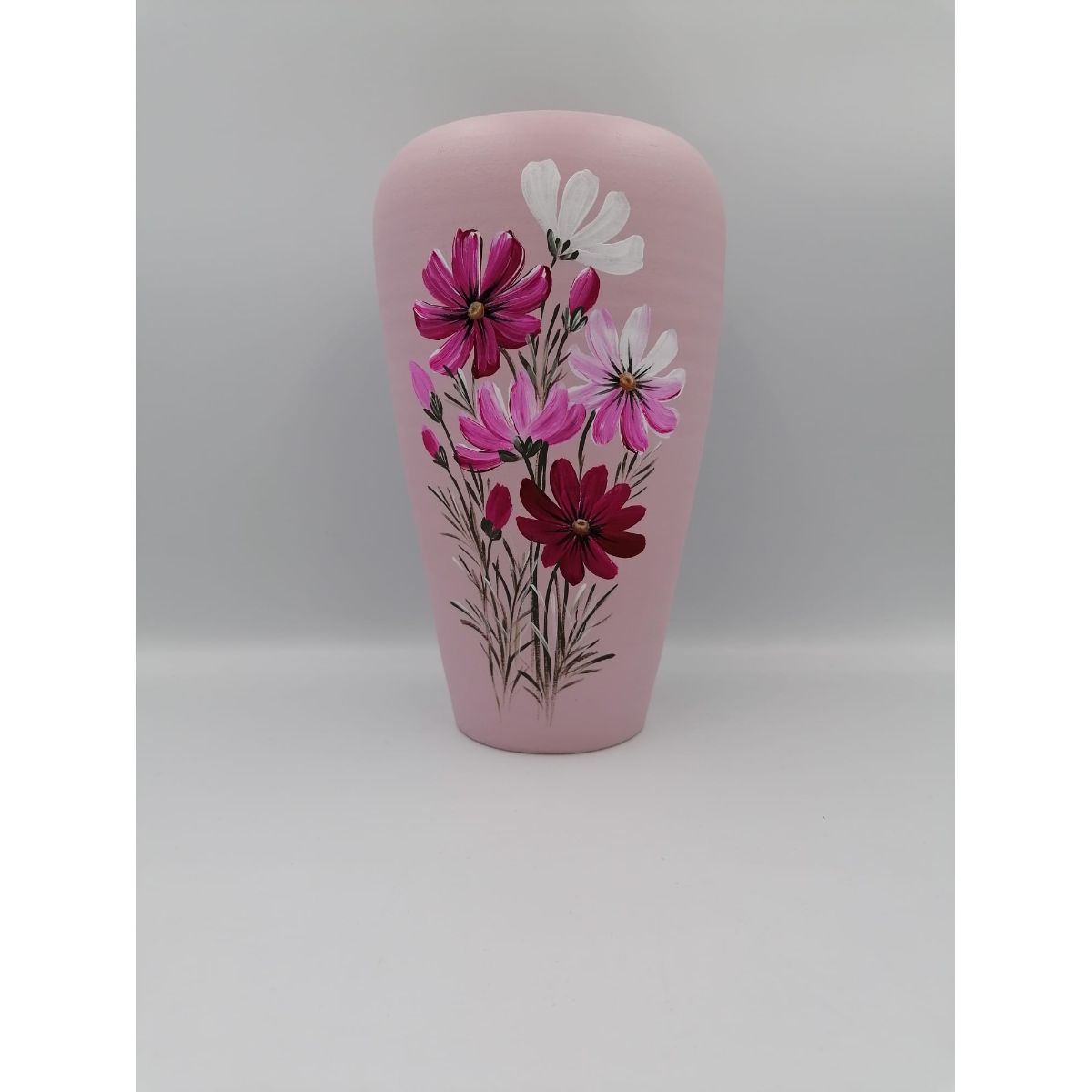 Vaza colorata din ceramica model flori 21 cm Model 1, 3, hectarul.ro