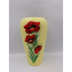 Vaza colorata din ceramica model flori 21 cm Model 5