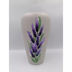 Vaza colorata din ceramica model flori 21 cm Model 8