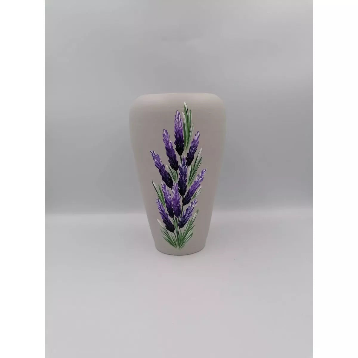 Vaza colorata din ceramica model flori 21 cm Model 8