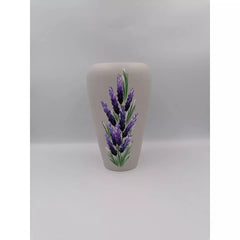 Vaza colorata din ceramica model flori 21 cm Model 8