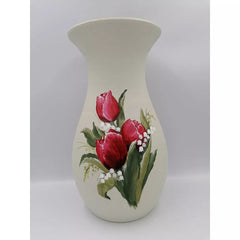 Vaza colorata din ceramica 29 cm Model 3