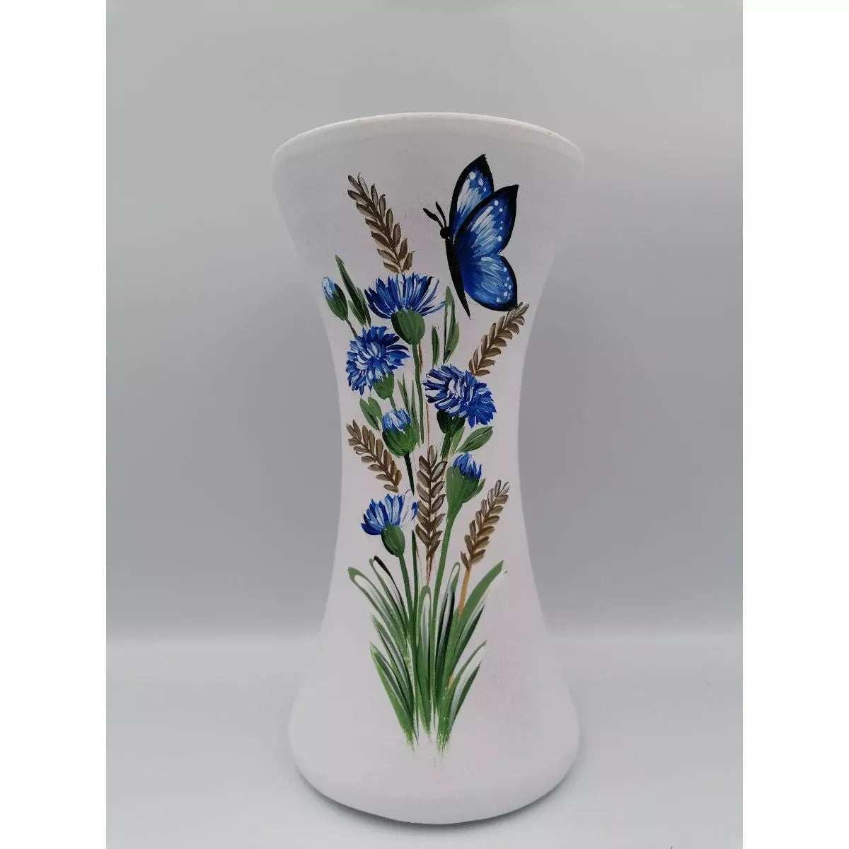 Vaza din ceramica pictata 21 cm 13