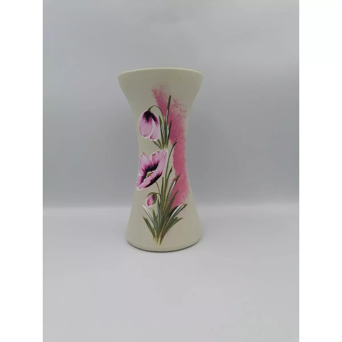 Vaza din ceramica pictata 21 cm 5