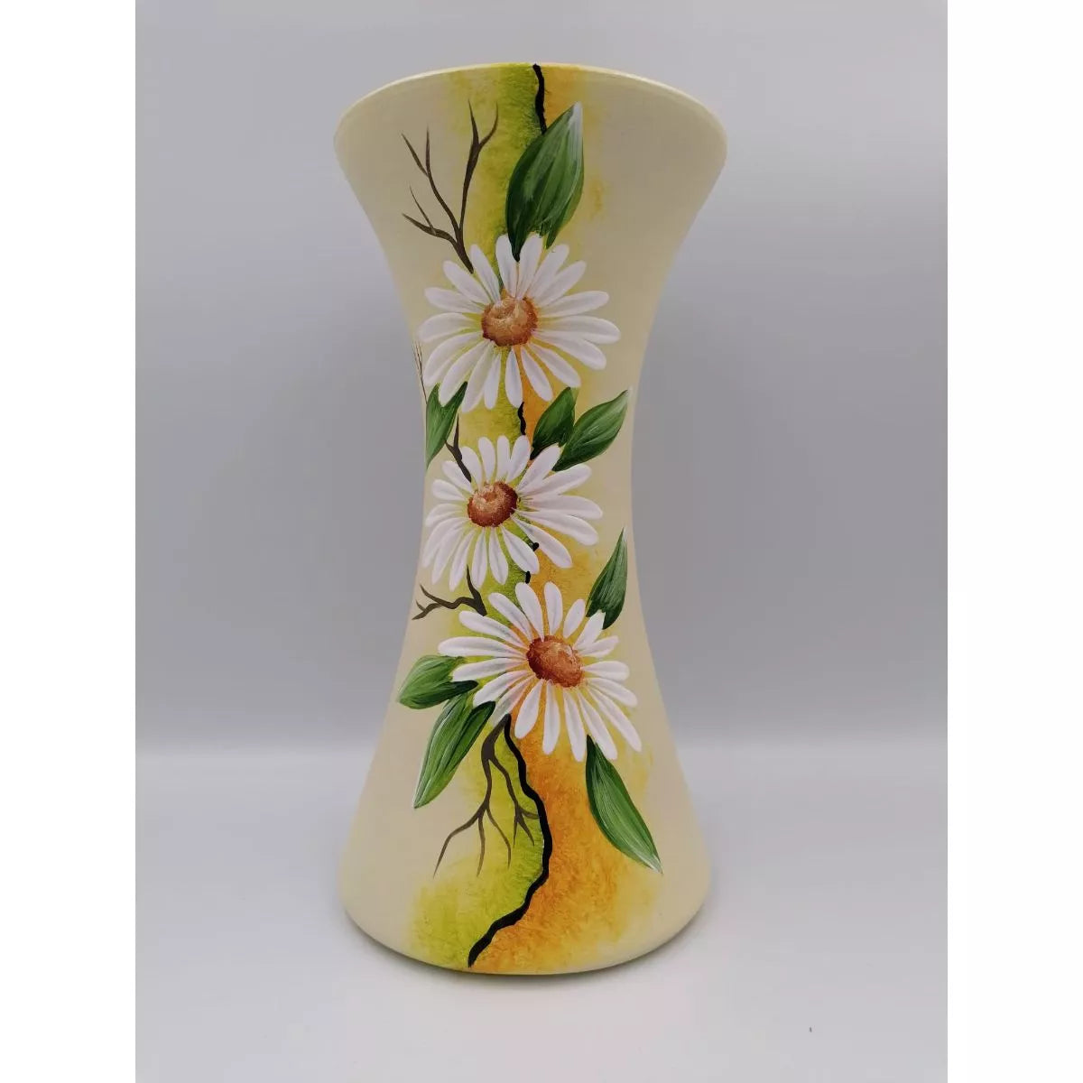 Vaza din ceramica pictata 21 cm 6