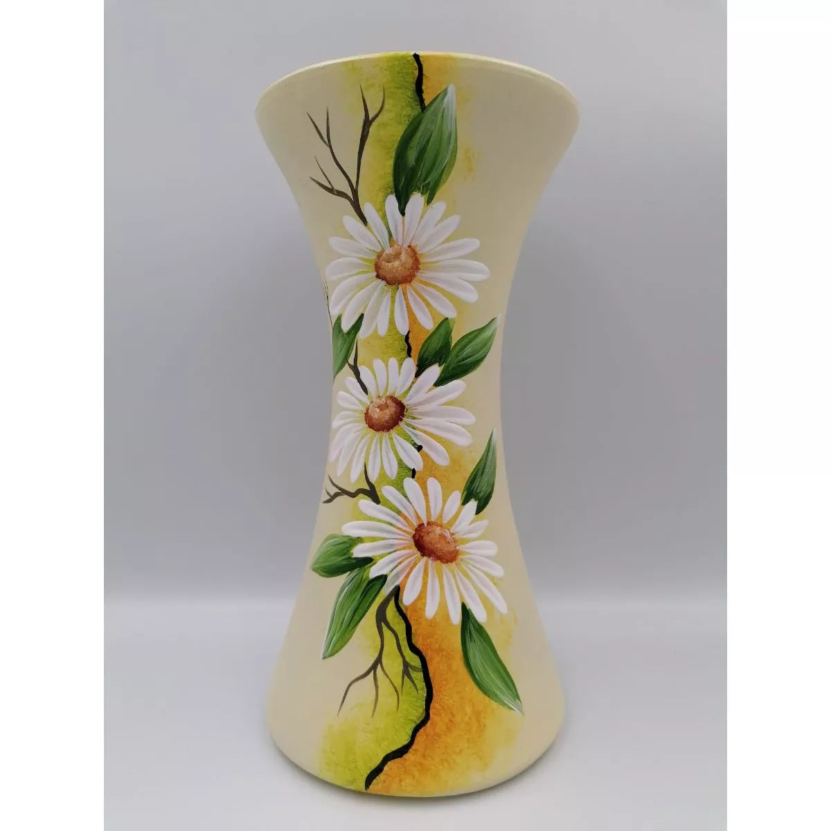 Vaza din ceramica pictata 21 cm 6