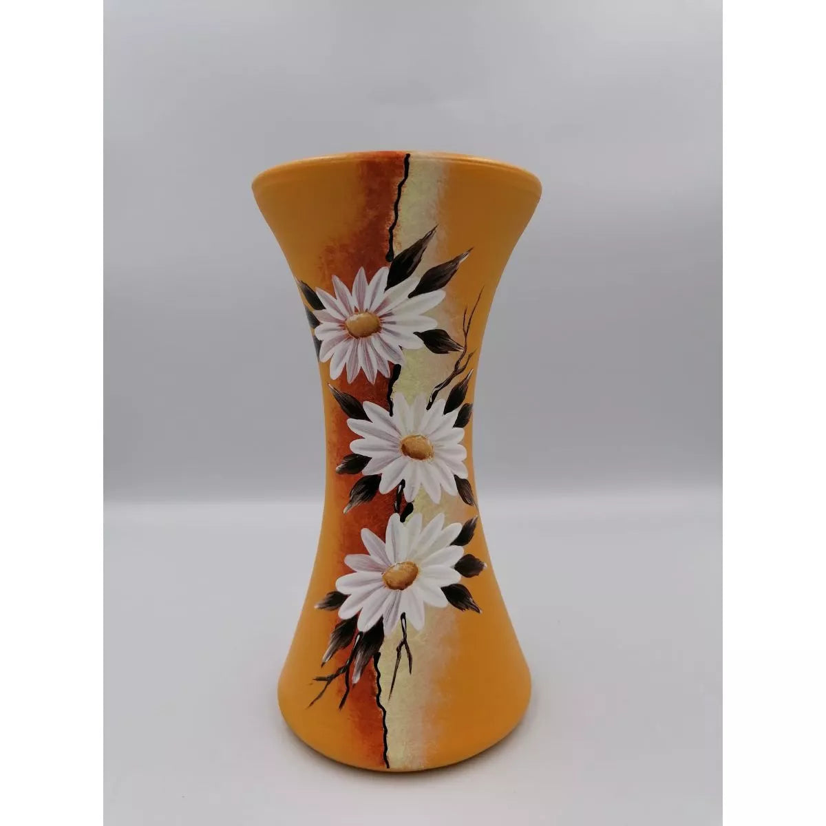 Vaza din ceramica pictata 21 cm 7