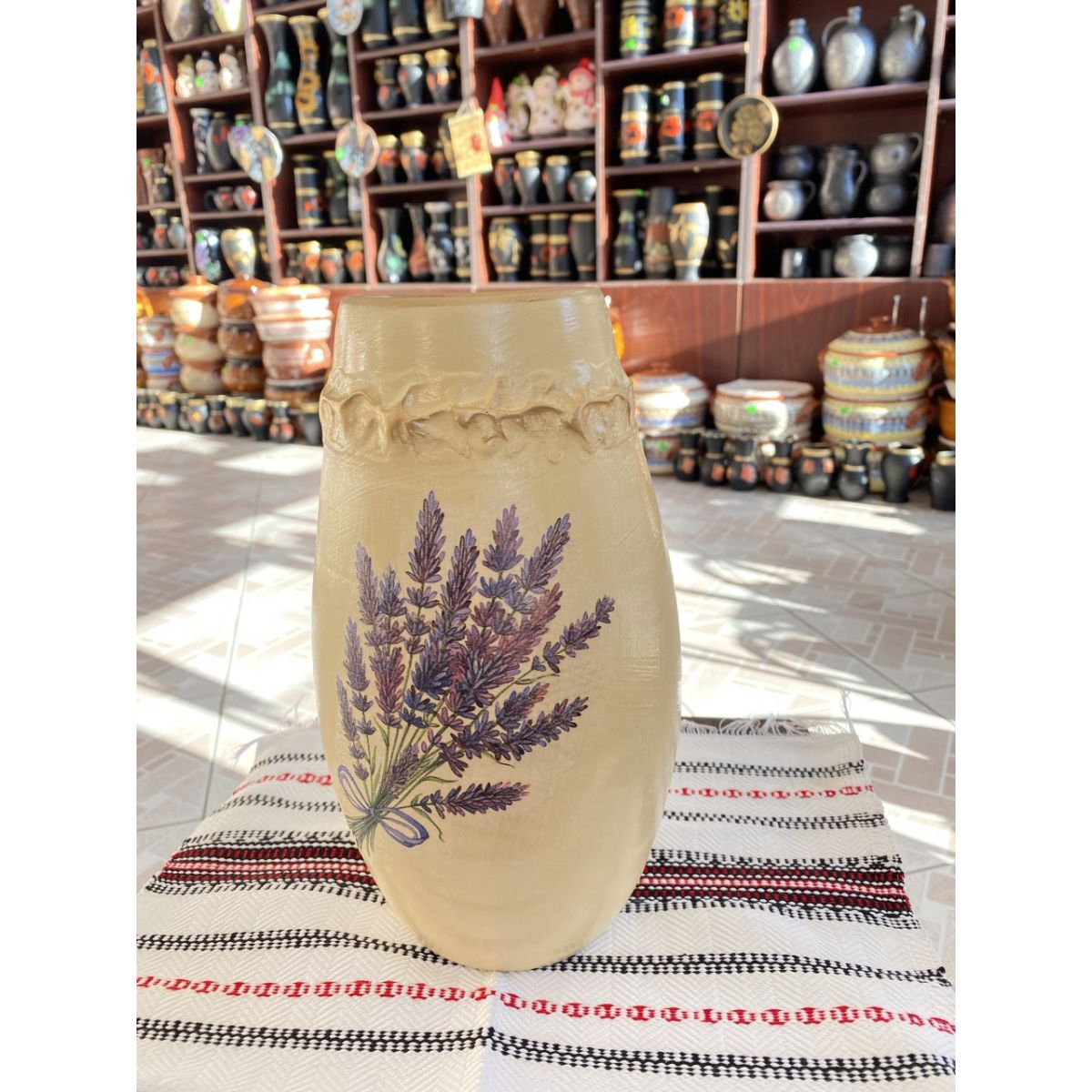 Vaza din ceramica model lavanda, 1, hectarul.ro