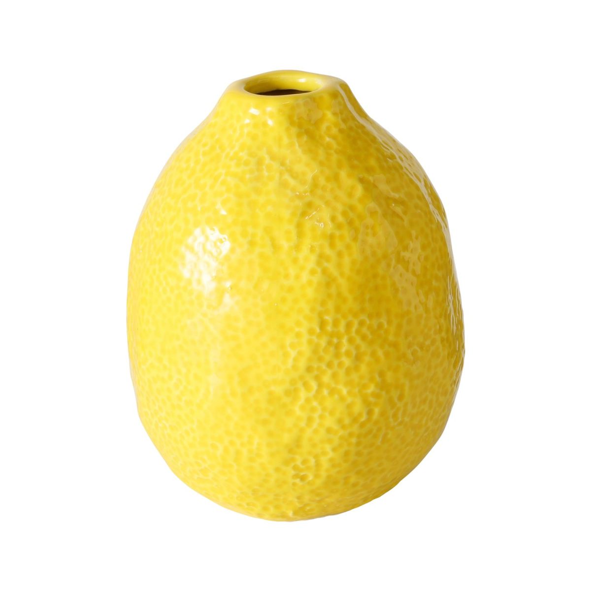 Vaza galbena din ceramica 12 cm Zitronella Boltze, 1, hectarul.ro