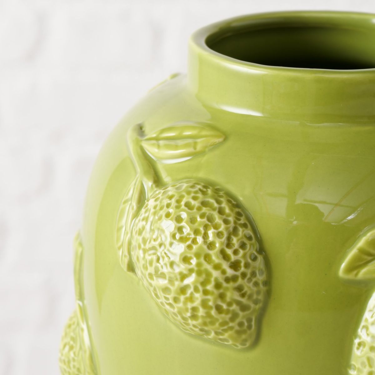 Vaza verde din portelan 20,5 cm Lime Boltze, 3, hectarul.ro