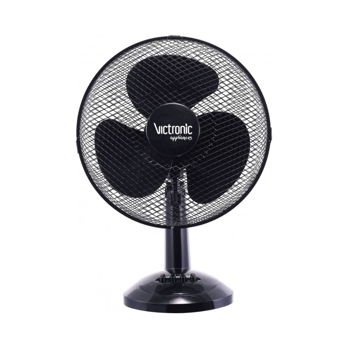 Ventilator pentru birou/masa, 30 cm diametru, 3 trepte de viteza, 40 W, Victronic TBF12 negru